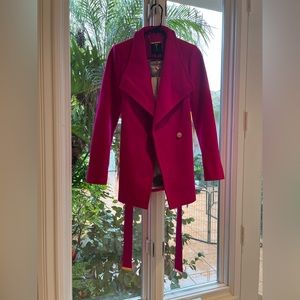 Ted Baker Fuschia belted coat - I bought on Posh, it is like new with Tags